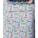 Jay Franco Thomas & Friends Stitch in Time Toddler Sheet Set - 3 Piece Set Super Soft and Cozy Toddlers Bedding - Fade Resistant Microfiber Sheets (Official Mattel Product)