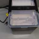 Sweetcrispy Countertop Ice Maker, Portable Ice Machine Self-Cleaning, 9 Cubes in 6 Mins, 26 lbs/24Hrs, 2 Sizes of Bullet Ice for Home Party Office, Black (Modern Black)