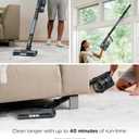Shark Pet Cordless Stick Vacuum with XL Dust Cup, LED Headlights, Removable Handheld Vac, Crevice Tool, Portable Vacuum for Household Pet Hair, Carpet & Hard Floors, 40min Runtime, Ice Blue, IX141AMZ