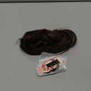 Claw Clip Ponytail Extension - Short Messy Hair Bun Hairpiece for Thin Hair, Straight Synthetic Hair Bun for Secure Hold & Quick Updo, Volumizing DIY Styles for Women(Brown)