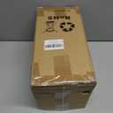 Reading Pillows for Sitting in Bed Adult, Reading Pillow for Gaming, for Working, Playing Games, Crocheting or Sitting, Lap Memory Foam Pillow with Side Pockets (Reddish Brown and White)