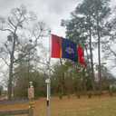 Double Sided New Mississippi Republic Sates Flag 5x8 FT Outdoor- UV Fade Resistant 3Ply Missippi MS Flags Canvas Header with 3 Brass Grommets Easy to Rising