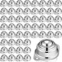 Gisafai 60 Pcs Roller Ball Transfer Bearing Carbon Steel Round Ball Transfer Unit Universal Casters for Conveyor Roller Stand Transmission System Furniture (1")