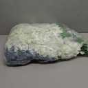 Giegxin 24 Pcs Artificial Wisteria Hanging Flowers 3.6 ft Artificial Fake Wisteria Vine Rattan Hanging Garland Silk Flowers String for Wall Home Wedding Party Greenery Decorations (Blue,White)