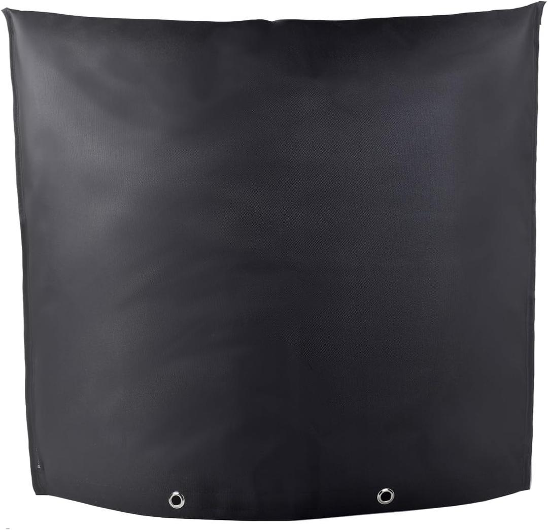 Insulated Backflow Preventer Cover 24W x24H, Backflow Covers for Outside, Sprinkler Covers for Outside for Winter Pipe Freeze Protection, Water Sprinkler Valve Box & Controller (24Wx24H, Black)