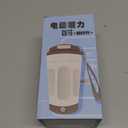 USB Rechargeable Self Stirring Coffee Cup, Stainless Steel Travel Mug with Magnetic Mixing, 12oz Cafe to Go Travel Mug, Tumbler Cup for Coffee, Milk and Hot Drinks, with a handle and Spout Lid Black