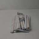 Bed Guard Rail for Toddlers - 47inch Foldable & Adjustable Height Baby Bed Safety Side Rails - Large Toddler Crib Railing Guard for Twin, Bunk, Full Size, Queen & King, Full Size Bed (White With Grey)