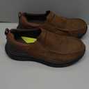 Skechers Men's Expended-Sevenoleather Leather Slip on Moccasin (9.5 X-Wide, Cdb)