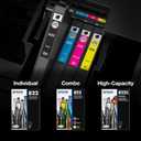 EPSON 822 DURABrite Ultra Ink Standard Capacity Black & Color Cartridge Combo Pack (T822120-BCS) Works with WorkForce Pro WF-3820,3823, 4820, 4830, 4833, 4834