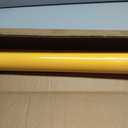 Safety Bollard, 30 Heavy Duty Steel Bollard Post with Reflective Band, 5 Base Plate, Yellow Traffic Barrier Post for Driveway, Parking Lot, Warehouse & Road Safety