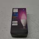 Philips Hue Smart 40W B39 Candle-Shaped LED Bulb - White and Color Ambiance Color-Changing Light - 1 Pack - 450LM - E12 - Control with Hue App - Works with Alexa, Google Assistant and Apple Homekit