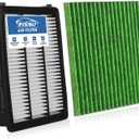 Engine+Cabin Air Filters Kit Fit for Hyundai Tucson 2016-2021, Kia Sportage 2017-2022(All Not for Hybrid) Engine Air Filter Replacement Automotive Accessories# 28113-D3300 97133-D1000