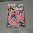 westwolf Little Big Boys Hawaiian Shirts Button Down Short Sleeve Tops Hawaiian Shirt for Kids 3-14T (Pink)