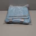 3 Ring 2 Inch Zipper Binder, 500 Sheet Capacity Binder with Zipper for Girl and Boy, Compatible with 13-Inch MacBook, Handle and Shoulder Strap Included (Blue)