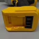 Cordless Impact Wrench Compatible with DeWalt 20V Battery: 1/2 Inch Hog Ring Impact Driver - High Torque - 1360N.m/1000Ft-lbs Cordless Impact Gun - Brushless Motor with LED Light - Tool Only