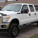 in-Channel Window Rain Guards for 1999-2016 Ford F250 F350 F450 F550 Super Duty SuperCrew Cab, Window Visors Vent Guard Shades Deflectors, 4-Fullsize-Door