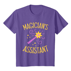 Magician Assistant Costume Kids Birthday Christmas T-Shirt, 6