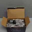 JMEXSUSS 33ft 100 LED White Christmas Lights, 8 Modes Connectable Clear Wire Twinkle Fairy String Lights Indoor, Plug-in Christmas String Lights Outdoor Waterproof for Christmas Wedding Party Tree