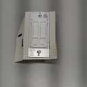 Leviton SureSlide Ceiling Fan Control and Dimmer Switch for LED, Halogen and Incandescent Bulbs, 66DF-10W, White