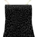 Car Garbage Can, Hanging Car Trash Can Bag for Cute Back Seat Organizer, Luxury Black Leopard