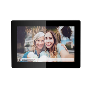 10.1-Inch WiFi Digital Photo Frame with Touch Screen, 264.9*183.7*23mm  Auto-Rotate, App Sharing, 16GB Storage 40 000 PCS Photo