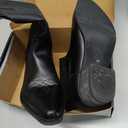 CHUUMEE Men's Fashion Pointed Toe High Heel Embroidered Durable Western Work Cowboy Boots (Black, 48) Size 13.5