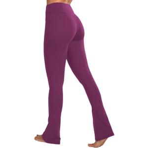 Sunzel High Waist Mini Flared Leggings for Women, Tummy Control Casual Flare Yoga Pants for Yoga Workout Gym (Small)
