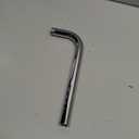 NearMoon Shower Arm, Extra Extension Arm with Flange, Stainless Steel Wall-Mounted Showerhead Extender Pipe (20 Inch, Chrome Finish)