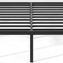 Metal Bed Frame,Queen Size Bed Frame with Storage Space,Heavy Duty Sturdy Mattress Foundation,Easy Assembly,No Box Spring Needed, Black,14 Inch,Queen