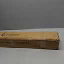 Grandekor No Drill Blackout Roller Shades | Textured-White 29.5Wx72H