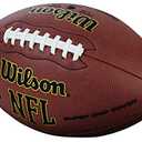 Wilson NFL Super Grip Composite Football - Junior Size, Brown