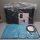 Heated Outdoor Cat House for Winter, 100% Waterproof XXL Shelter (29"x17"x21") with Escape Door & Heating Pad, Insulated for Feral Cats & Small Dogs