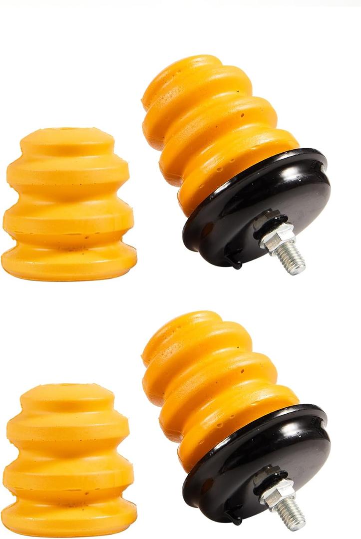 Front Bump Stops Control Arm Bumper Rear Bump Stops Axle Bumper Replacement for Chevy Silverado 1500 for GMC Sierra 1500, 4 pcs 15153958 15712438