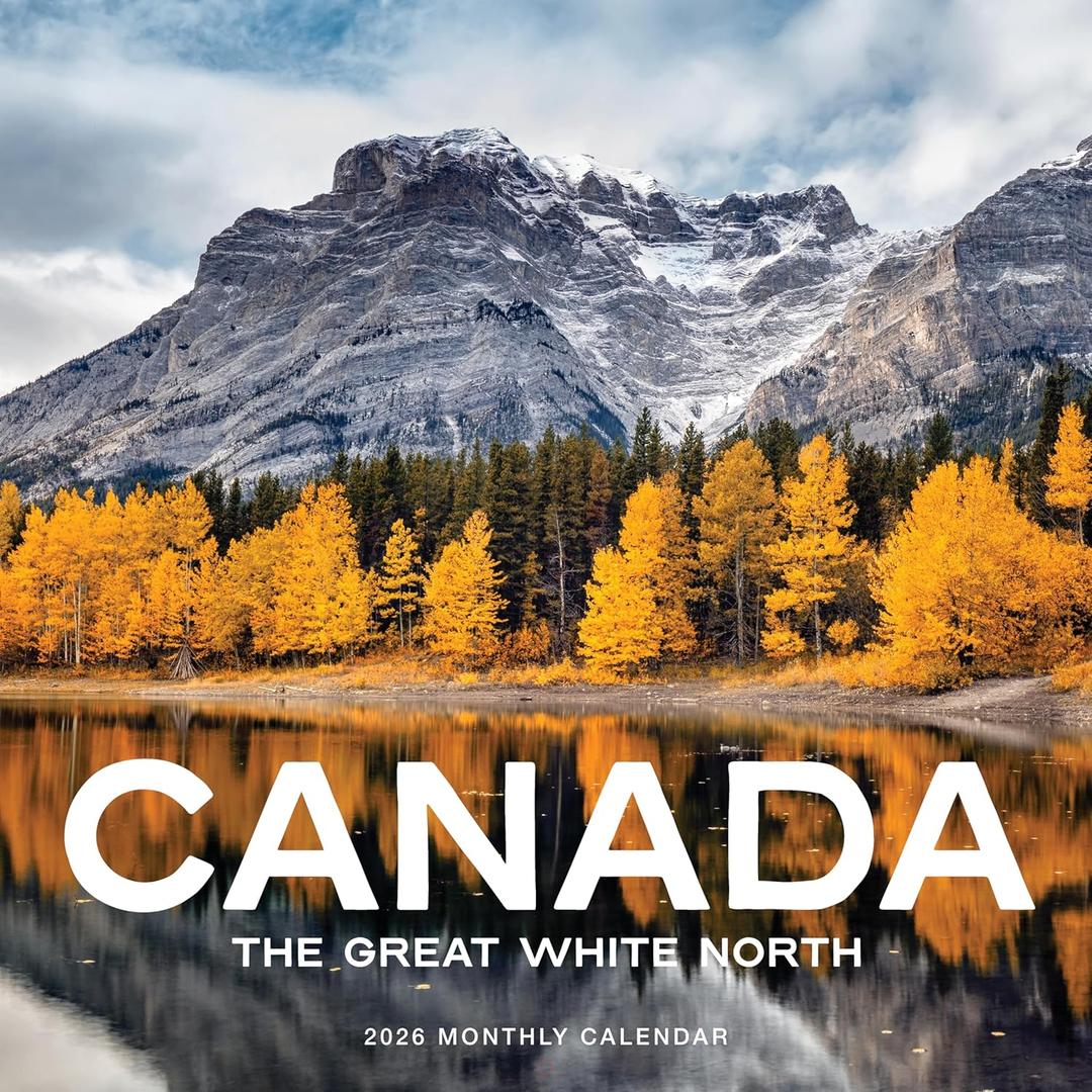 Canada 2026 Calendar | 2026 Wall Calendar | Monthly Planner | Planner 2026-2027 | Marble City Press | 12 x 24 | Sustainable | Plastic Free | Printed on Thick Art Paper