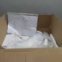 WUZUPS Chandelier Rustic Farmhouse Industrial Round Ceiling Pendant LED Light Fixture with Clear Glass Shades for Dining Room Kitchen Island Foyer Entryway, H 17" x W 13.4", E26 Base, Gold