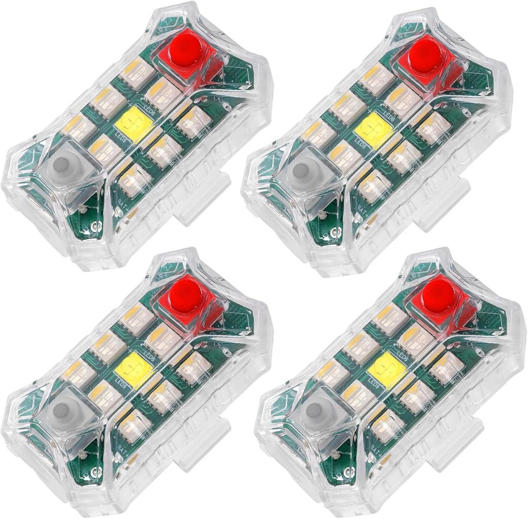 Drone Waterproof mini Strobe Light, Anti-Collision Light, Rechargeable Drone Lights for Night Flying for DJI Neo/Avata 2/Air 3S/Mini 4 Pro/Mini 4K/Most RC Drone Accessories (8PCS)