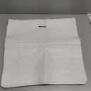 Purple Q Crafts Large Plastic Bag with Die Cut Handle Bag 18"x18" White Plastic Merchandise Bags 50 Pack for Retail, Gifts, Trade Show and More