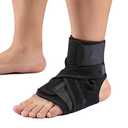 Brrnoo Ankle Brace, Breathable Adjustable Compression Foot Drop Ankle Brace Support Stabilizer for Left and Right Foot