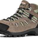 R CORD Women's Lightweight Waterproof Shoe Hiking Boot Non-slip Durable Hiking Boot for Outdoors Pink Line Size 8 (Blue)