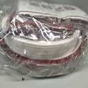 Graduation Maroon Party Supplies Kit Dinner Plates Dessert Plates and Napkins for Congrats Grad Party Decorations, Serves 50