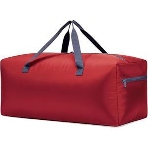 Foldable Duffel Bag 30" / 75L Lightweight with Water Resistant for Travel, Red