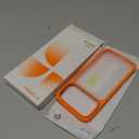 TORRAS Shockproof for iPhone 17 Pro Max Case with Camera Control Button, [12FT Military Grade Drop Protection] Enhanced Grip & Soft Touch Translucent 17 Pro Max Case with DIY Buttons, Neon Orange