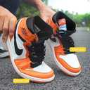 SNEAKARE Crease Protector Guards for Sneakers, Anti-Wrinkle Shoe Decreaser, Crease Guard for shoes 1 Pair Large US size 8-13