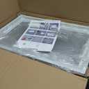 NeatiEase 4 Pcs Garage Door Windows, Replacement Vinyl Windows Inserts Kit with UV Resistant Resin Glass for Exterior Garage Doors (Cross Design), 56.5x39x23