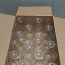 DECADORN Clear Stemless Champagne Flutes Plastic 24 Pack - 9oz Plastic Champagne Glasses - Durable and Sturdy Mimosa Glasses For Parties - Shatterproof, Recyclable, BPA-Free, Smooth Rims.