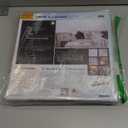 LONGKING 10-Sheet Peel and Stick Tile for Kitchen Backsplash, 12in x 12in Bright White Subway Tile with Grey Grout