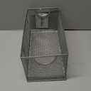 YBM Home Wire Mesh Storage Basket Organizer for CD and DVDs (11 x 5.5 x 5)