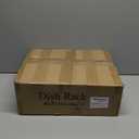 SAYZH Dish Drying Rack - Expandable Dish Rack for Kitchen Counter, Rust-Resistant Dish Drainer with Utensil Holder and Raised Guardrail, Kitchen Organizer for Cup and Bottle (Black)