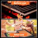 WIBIMEN Grill Mats for Outdoor Grill, Copper 7pcs Grill Mat, 100% Non-Stick PFOA Free 15.75 x 13", Heavy Duty, Reusable and Easy to Clean - Gas Charcoal & Electric BBQ