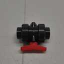 1 1/2" UPVC Union Ball Valve, Double True Union Ball Valve with Full Port Socket Slip Connection Port, EPDM o-Rings, And Reversible PTFE Seats for Swimming Pool, Irrigation(1, 1 1/2")